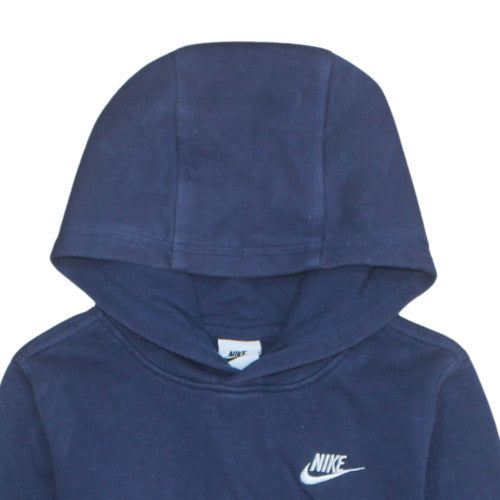 Nike Boys Blue Pullover Hoodie L 147-158cm Fleece Sweatshirt