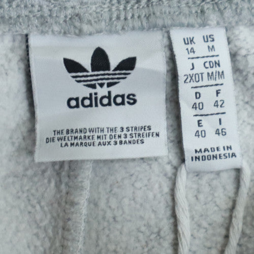 Adidas Womens Grey Jogger Sweatpants Size 14 Elastic Waist Drawstring