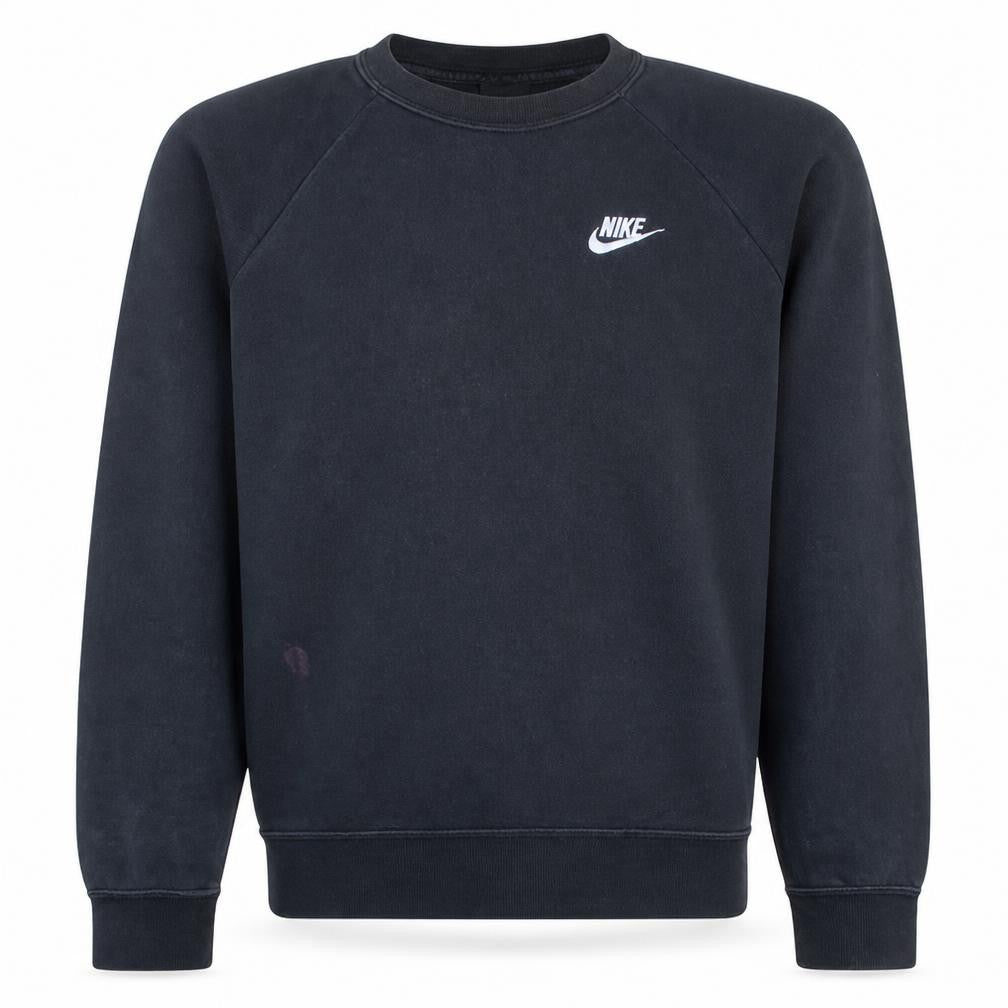 Nike Men’s Black Crew Neck Pullover Sweatshirt Size S Regular Fit