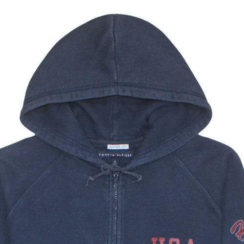 Tommy Hilfiger Men's Blue Full Zip USA Hoodie Size M