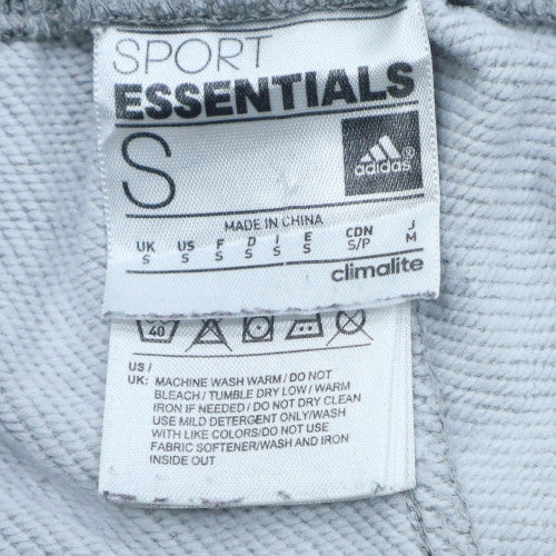 Adidas Men’s Grey Joggers Sport Essentials Climalite Small Activewear