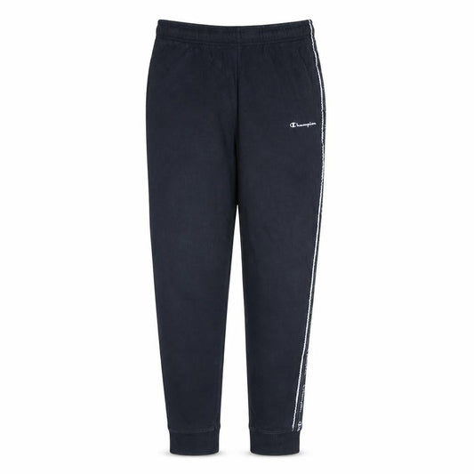 Champion Men's Black Jogger Trousers Size L with Side Stripe