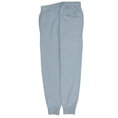 Nike Men's Grey Fleece Sweatpants S Regular Fit Elastic Waist
