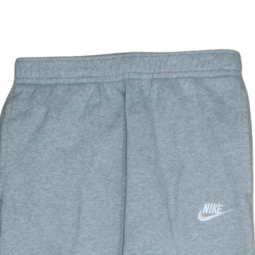Nike Men's Grey Fleece Sweatpants S Regular Fit Elastic Waist