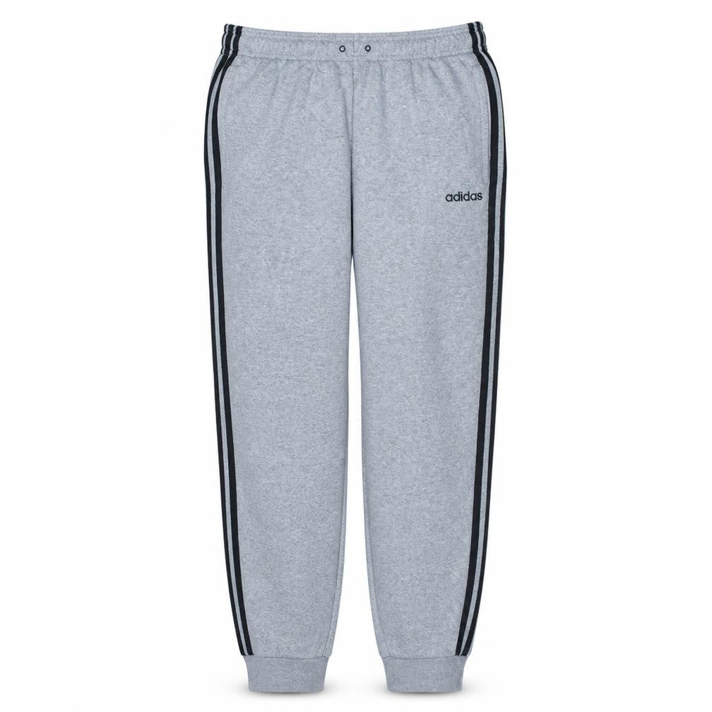 adidas Mens Grey Jogger Sweatpants M Regular Fit Elastic Waist Tapered