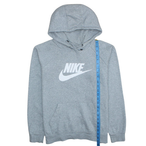 Nike Men's Grey Pullover Hoodie L Regular Fit Sports Style
