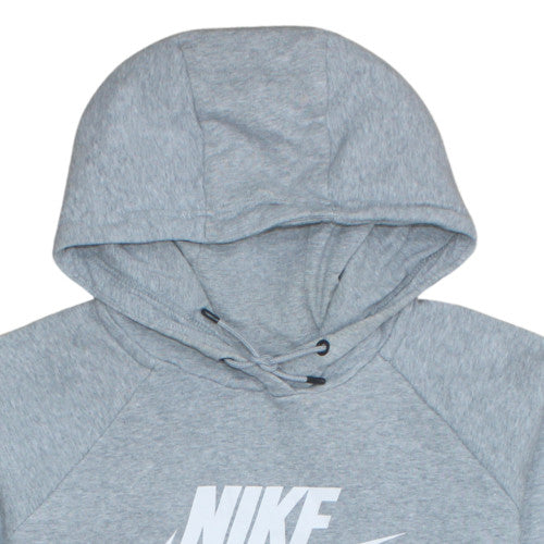 Nike Men's Grey Pullover Hoodie L Regular Fit Sports Style