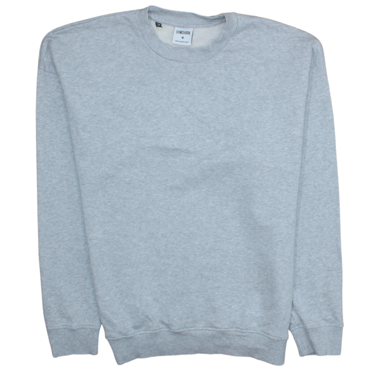 Gymshark Men's Grey Pullover Crew Neck Sweatshirt Size M Regular Fit