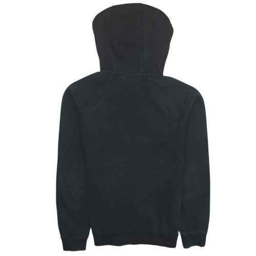 Emporio Armani Men’s Black M Hoodie Pullover EA7 Logo 1/4 Zip Fleece