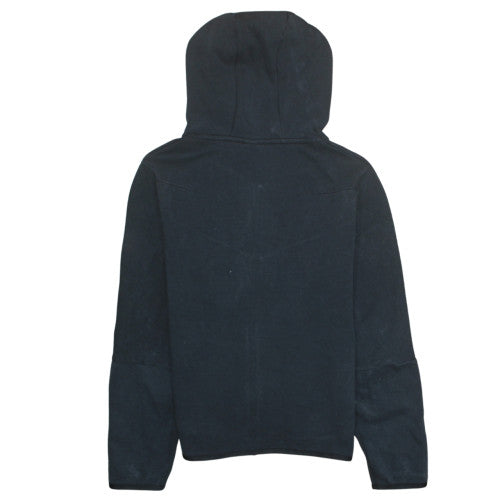 Nike Boys Black Full Zip Hoodie XL 158-170cm Fleece Lined Sportswear