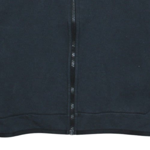 Nike Boys Black Full Zip Hoodie XL 158-170cm Fleece Lined Sportswear