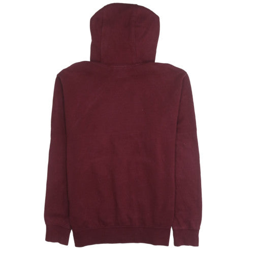 Nike Men’s Red Pullover Hoodie Medium Fleece Logo Sportswear