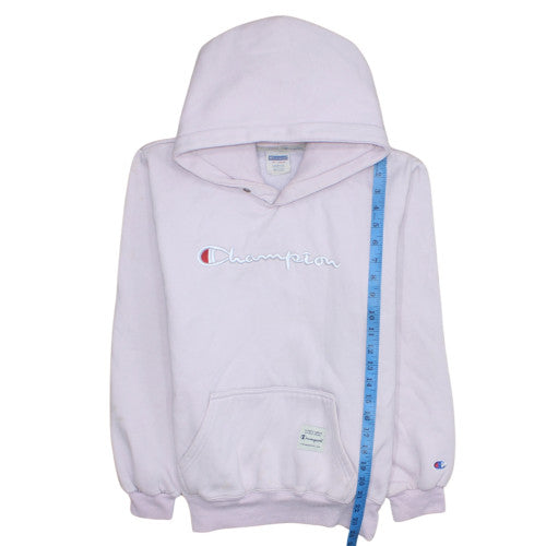 Champion Womens Pink XX-Large Pullover Hoodie Embroidered Logo