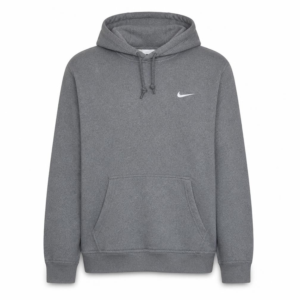 Nike Men's Grey Pullover Hoodie XL Fleece Cotton Blend