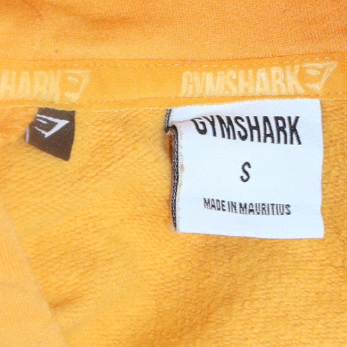 Gymshark Men's Yellow Pullover Hoodie Size S Lightweight Athletic