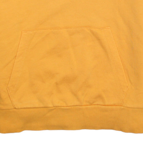 Gymshark Men's Yellow Pullover Hoodie Size S Lightweight Athletic