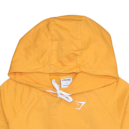 Gymshark Men's Yellow Pullover Hoodie Size S Lightweight Athletic