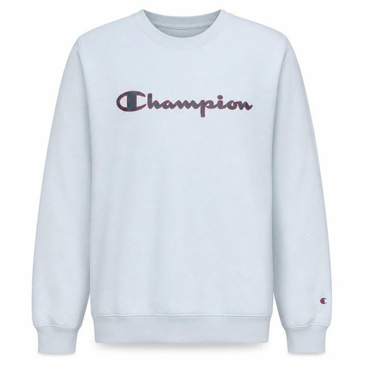 Champion Men's White Pullover Large Crew Neck Sweatshirt
