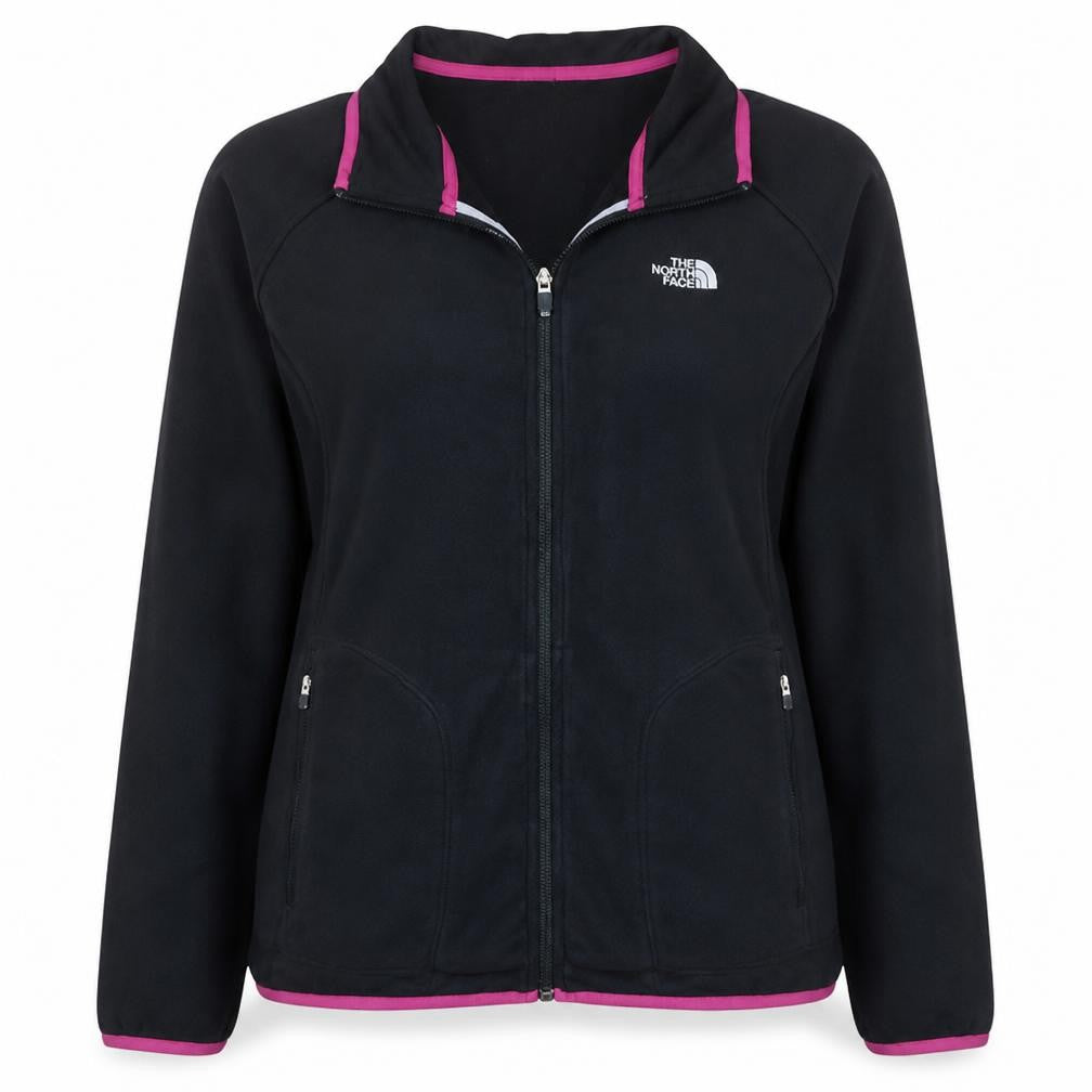 The North Face Women's Black Full Zip Fleece Sweatshirt Size M