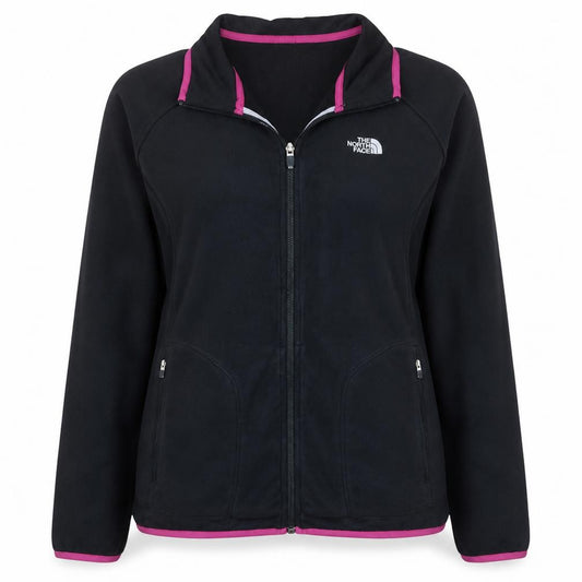 The North Face Women's Black Full Zip Fleece Sweatshirt Size M