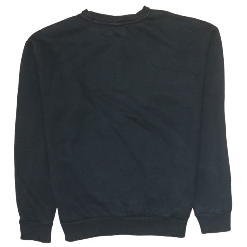Puma Men's Black Crew Neck Sweatshirt M Graphic Logo Classic Fit