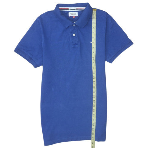 Tommy Hilfiger Men's Blue M Cotton Short Sleeve Polo Shirt