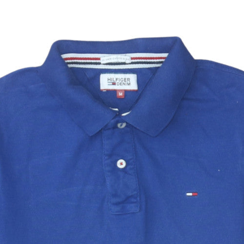 Tommy Hilfiger Men's Blue M Cotton Short Sleeve Polo Shirt