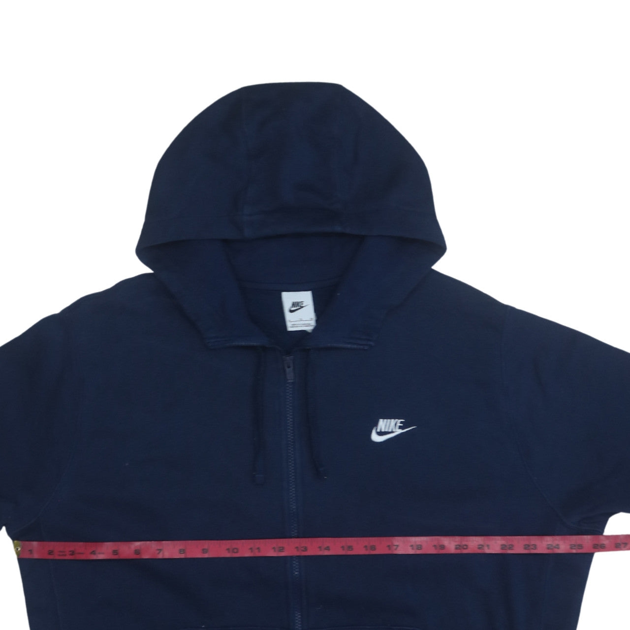 Nike Men's Blue Full Zip Hoodie XL Fleece Sweatshirt