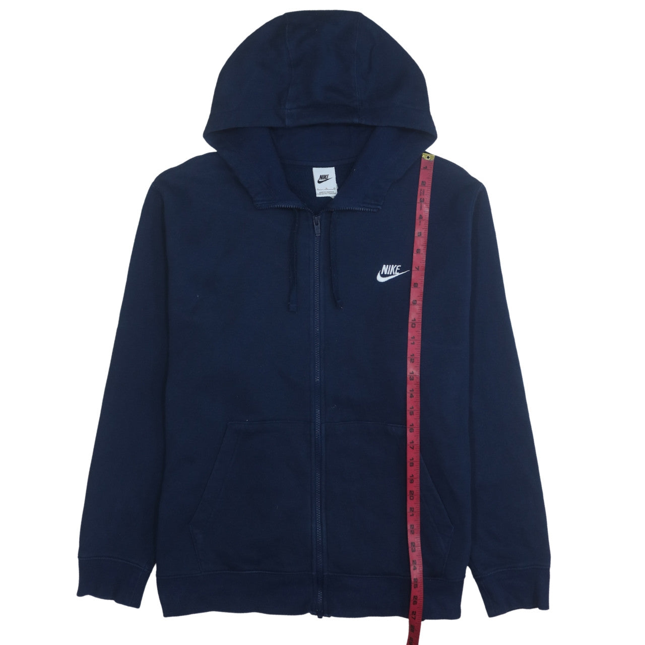 Nike Men's Blue Full Zip Hoodie XL Fleece Sweatshirt