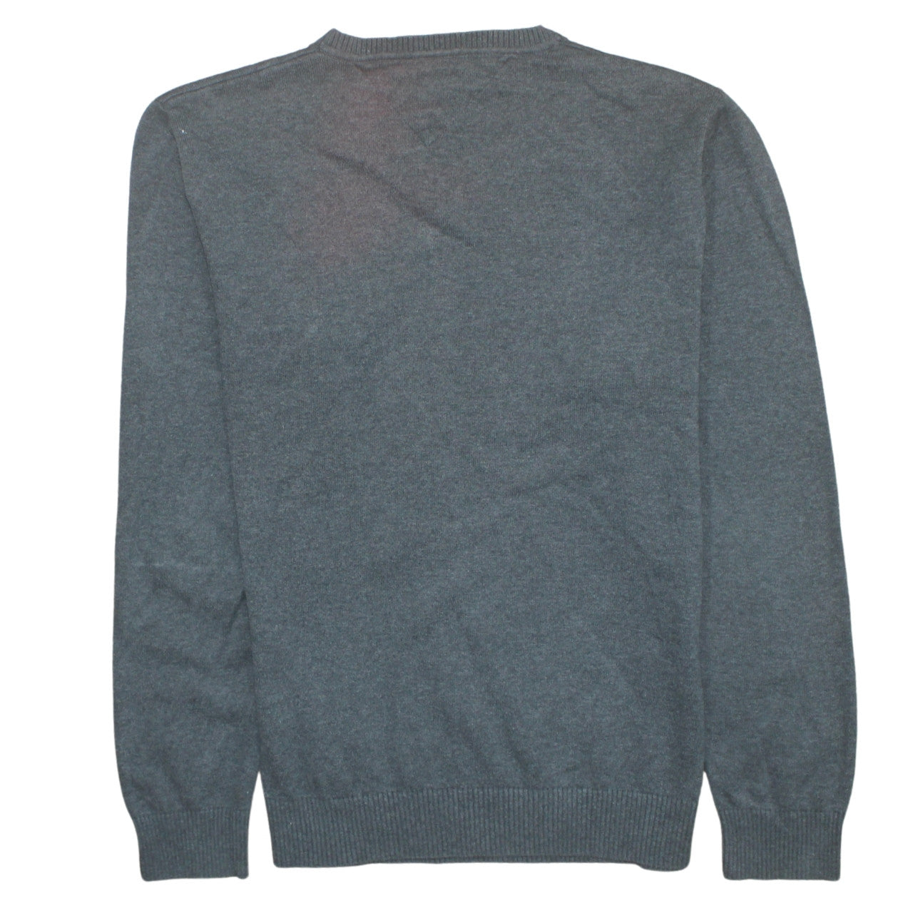 Tommy Hilfiger Men's Grey V-Neck Cotton Knit Sweatshirt Size L