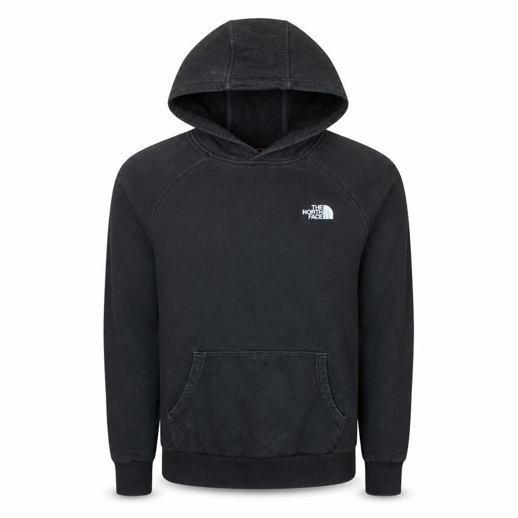 The North Face Men's Black Pullover Hoodie S Outdoor Logo Sweatshirt