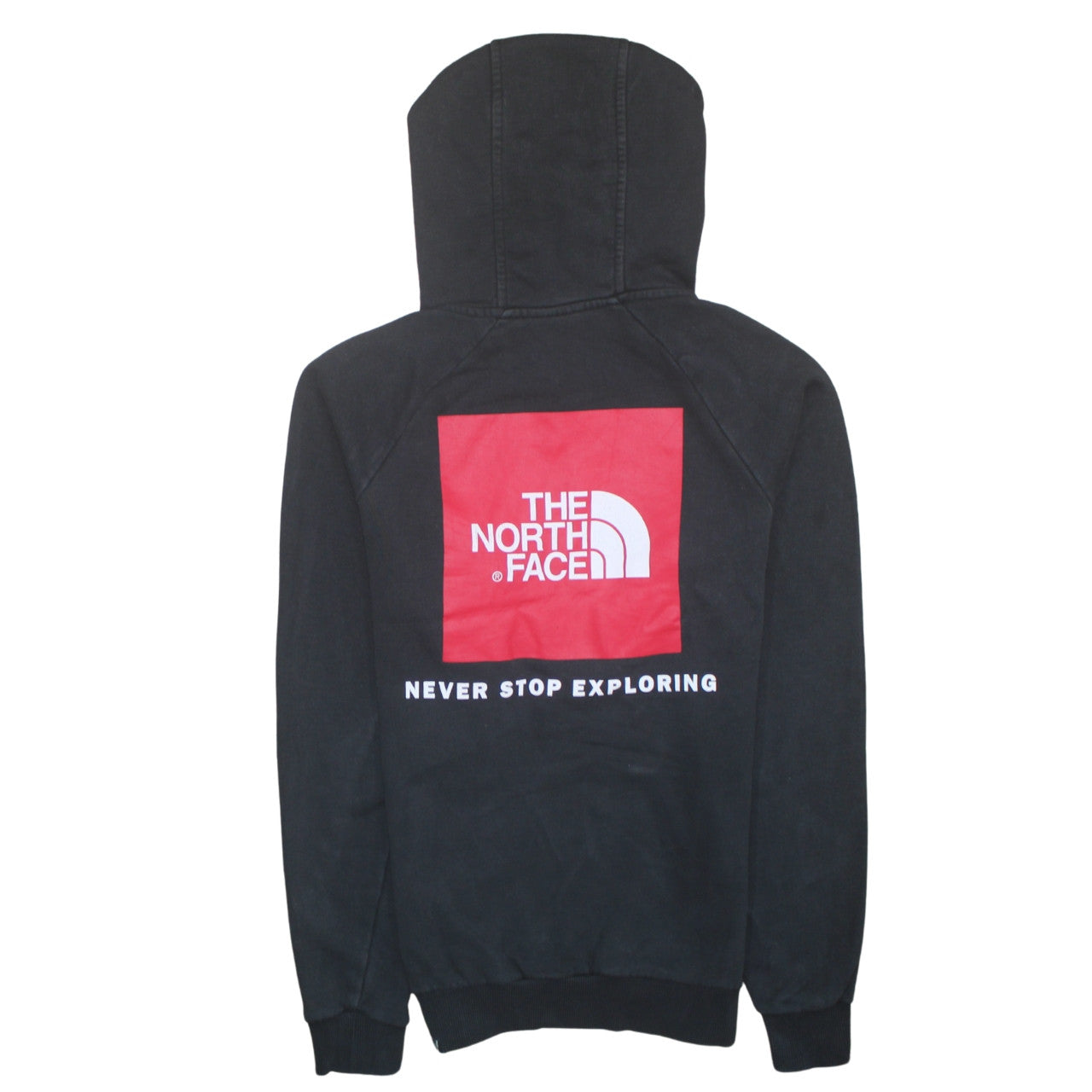 The North Face Men's Black Pullover Hoodie S Outdoor Logo Sweatshirt