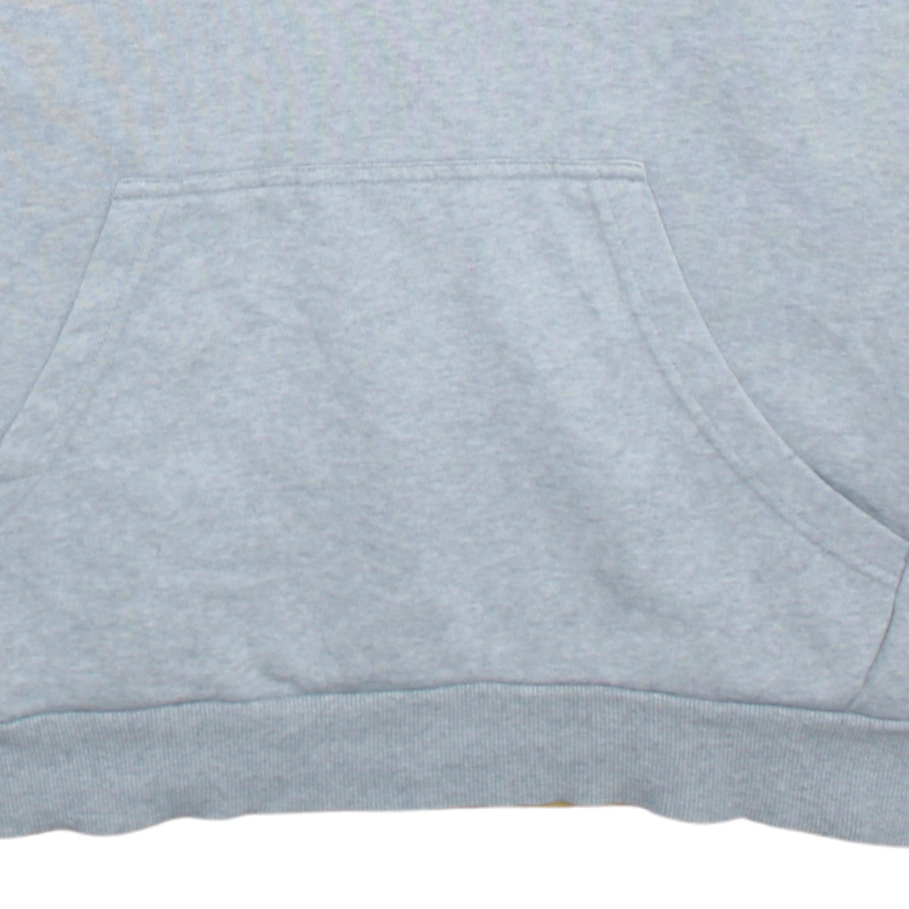 Adidas Mens Grey Pullover Hoodie L Logo Sports Cotton Blend