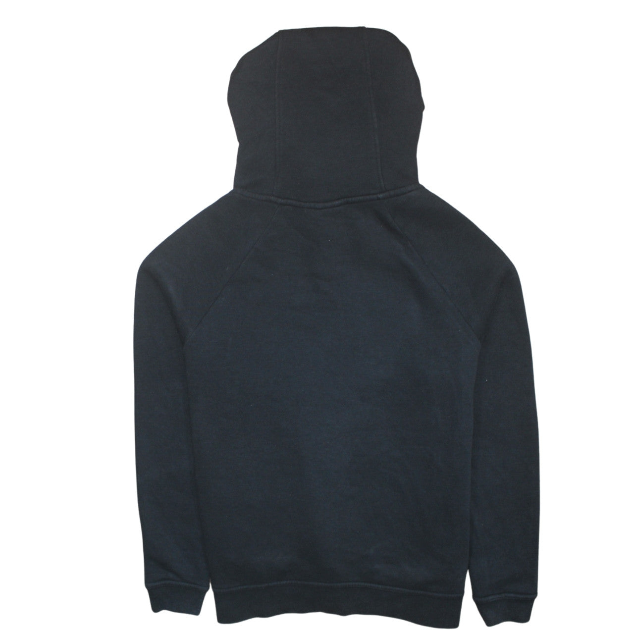 Nike Women Black L Pullover Hoodie Sweatshirt Logo Cotton Blend