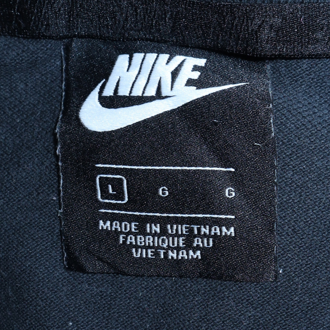 Nike Men's Black Cotton Short Sleeve Polo Shirt Size L