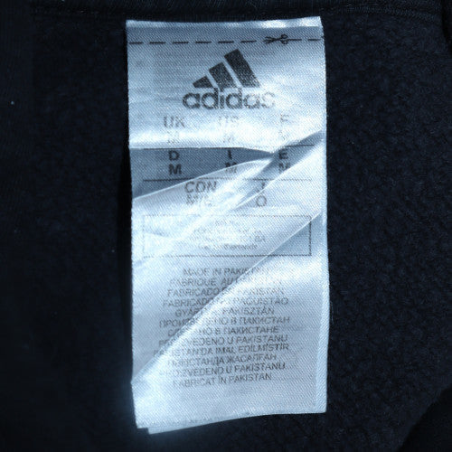 Adidas Men's Black Pullover Hoodie M Sports Fleece Sweatshirt