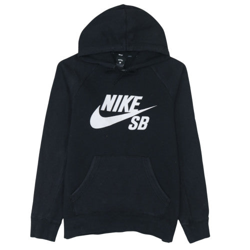 Nike SB Men's Black Pullover Hoodie Small Logo Fleece Sweatshirt