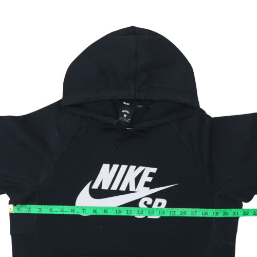 Nike SB Men's Black Pullover Hoodie Small Logo Fleece Sweatshirt