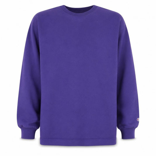 Champion Men's Purple Pullover Sweatshirt Fleece Medium Crew Neck