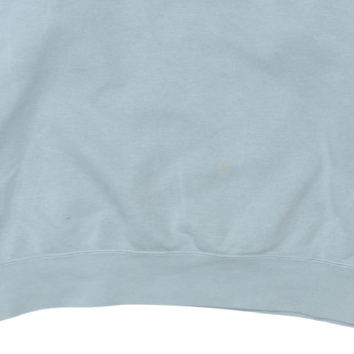 Nike Men's Blue Graphic Print Crew Neck Sweatshirt Size M