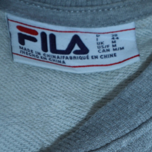 Fila Men's Grey Crew Neck Pullover Sweatshirt Size M