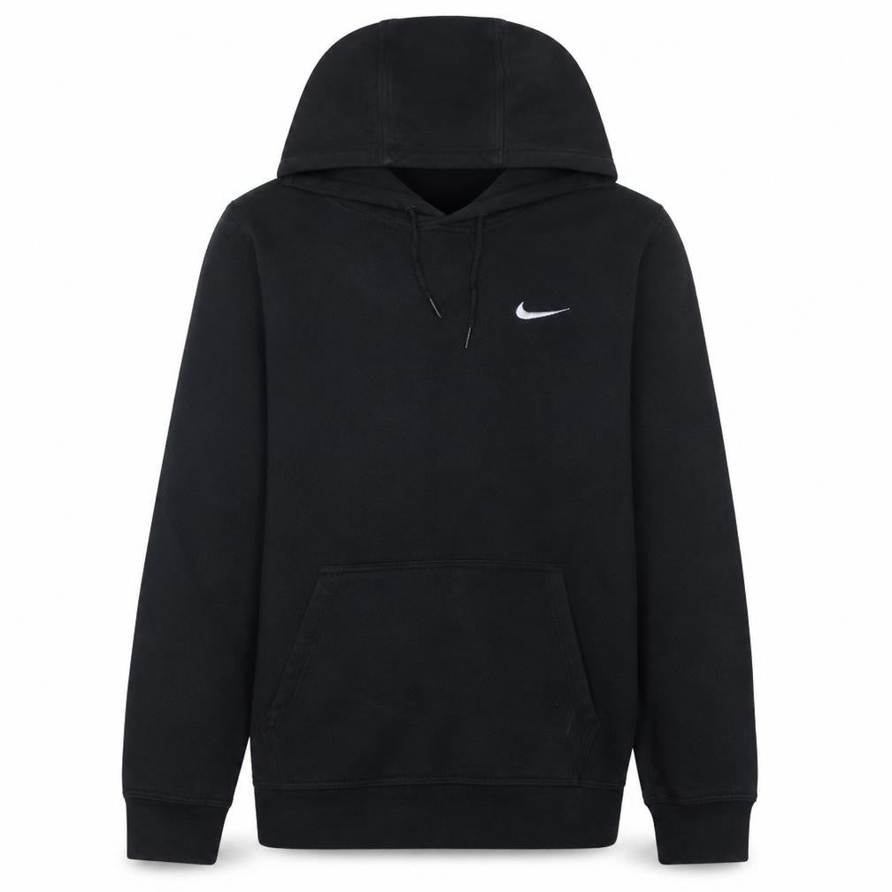 Nike Men's Black Pullover Hoodie Size S Fleece Logo Sweatshirt