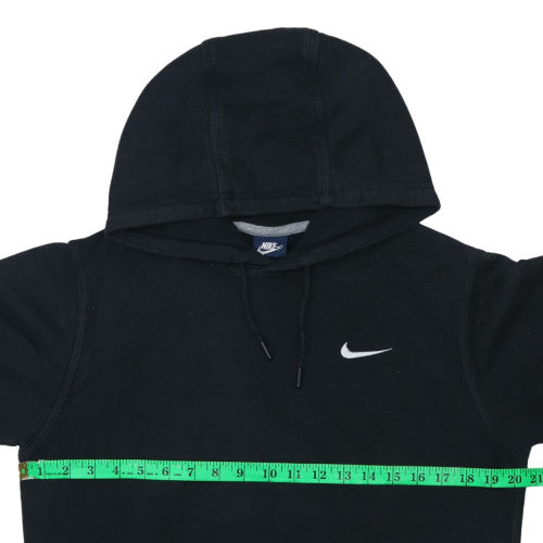 Nike Men's Black Pullover Hoodie Size S Fleece Logo Sweatshirt