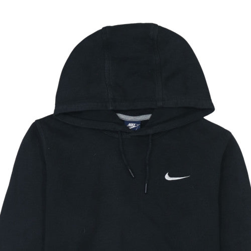 Nike Men's Black Pullover Hoodie Size S Fleece Logo Sweatshirt