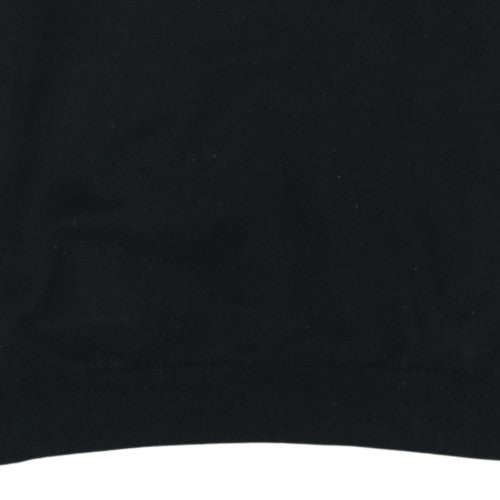 FILA Men's Grey Yellow Black Logo Crew Neck Sweatshirt M