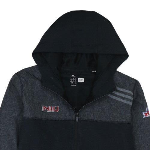Adidas Men’s Black NIU Full Zip Hoodie L Regular Fit Polyester