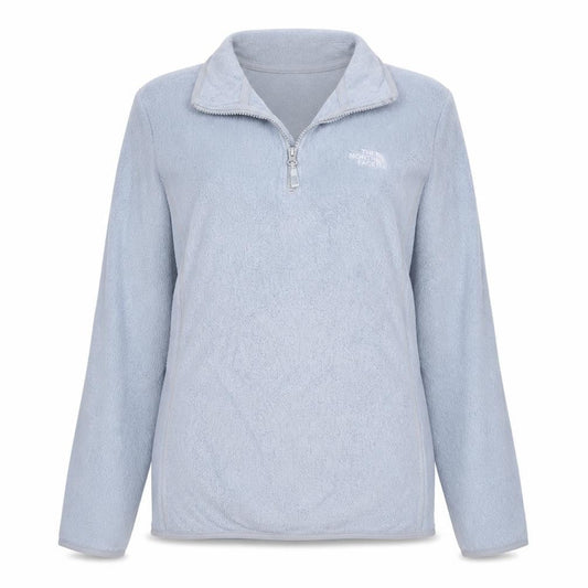 The North Face Womens Light Blue Fleece Pullover Sweatshirt M