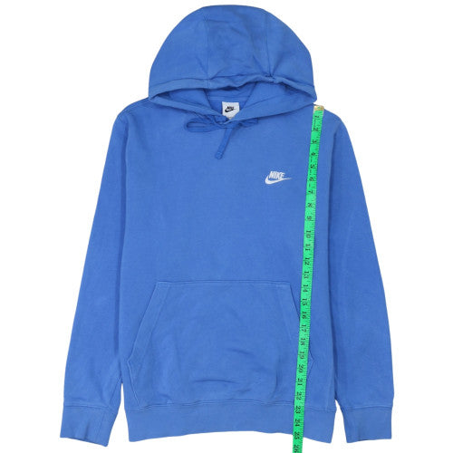 Nike Men's Blue Pullover Hoodie S Fleece Regular Fit Sportswear