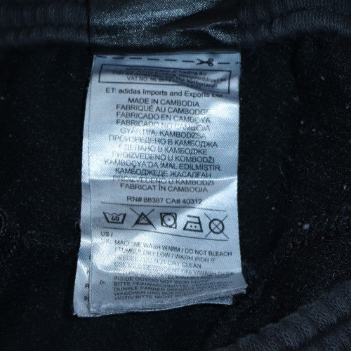 adidas Men's Black Jogger Trousers M Regular Fit Fleece Activewear