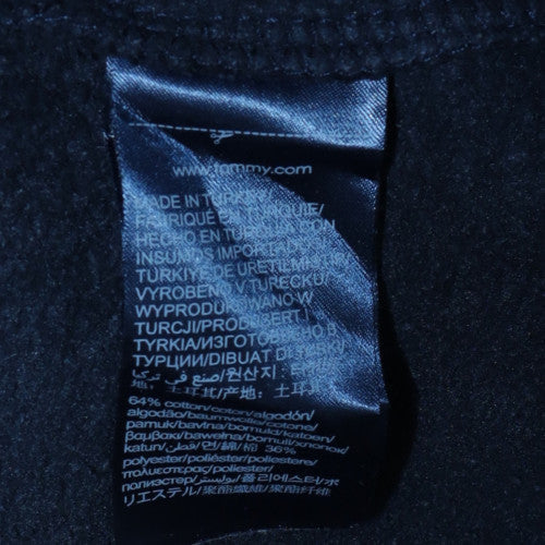 Tommy Hilfiger Men's Blue Pullover Hoodie Small Logo Fleece